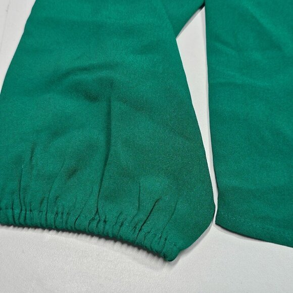 J.Crew Petite keyhole Top Long Sleeve Deep Emerald Women Size Medium Petite - Picture 7 of 15